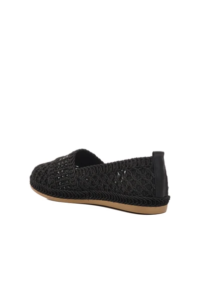 Pierre Cardin Siyah Örme Triko Kadın Babet - Resim 4