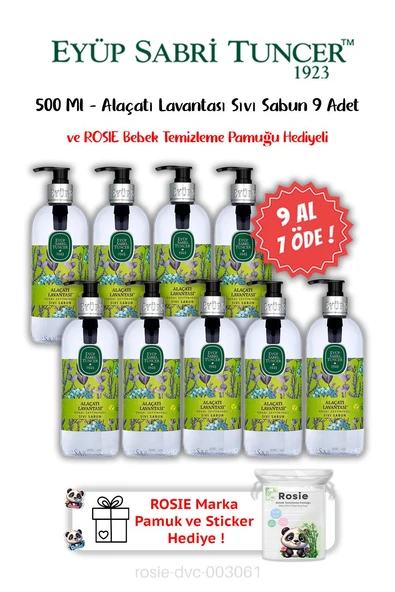Eyüp Sabri Tuncer Alaçatı Lavantası Doğal Zeytinyağlı Sıvı Sabun 500 ml