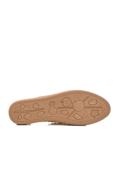 Aspor Siyah Önü Kapalı Triko Kadın Ev Terliği - 5