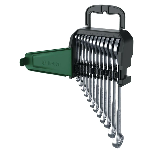 Bosch Açık Uçlu Kombine Anahtar Seti 12 Parça - 1600A02Z9D - 2
