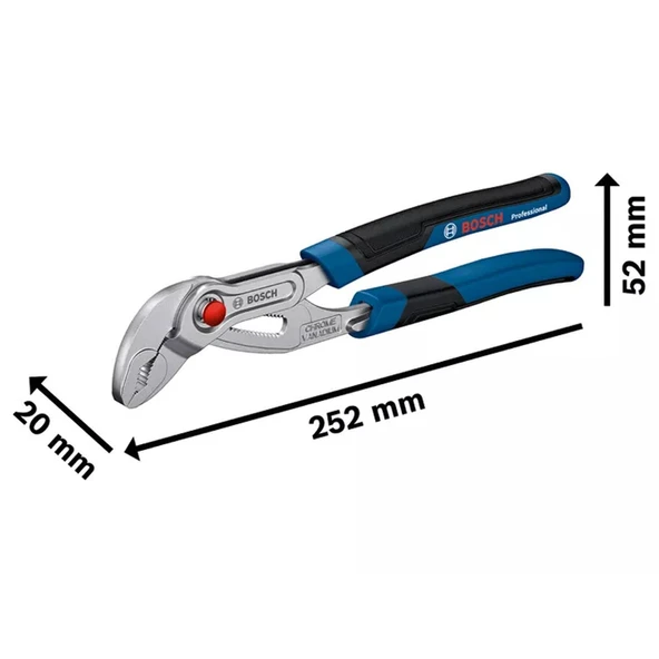 Bosch Professional Boru Anahtarı 250mm - 1600A02W3N - 2