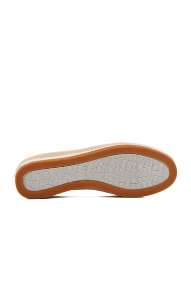 Aspor Bej Kadın Düz Rahat Günlük Ayakkabı - Resim 5