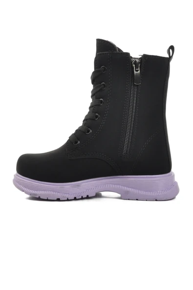 Walkway Siyah Lila İçi Kürklü Kız Çocuk Bot - 2