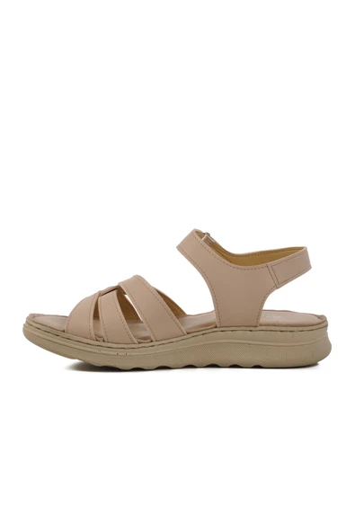 Aspor Bej Kadın Sandalet - Resim 2