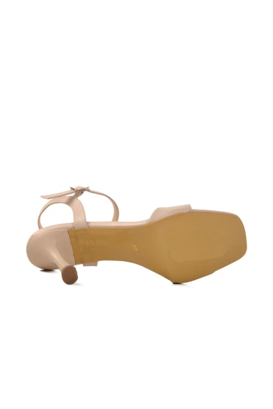 Aspor Bej Kadın Topuklu Sandalet - 5