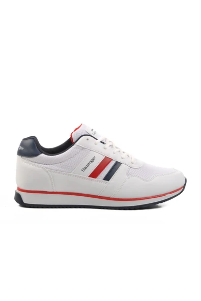 Slazenger Beyaz Kırmızı Erkek Spor Ayakkabı