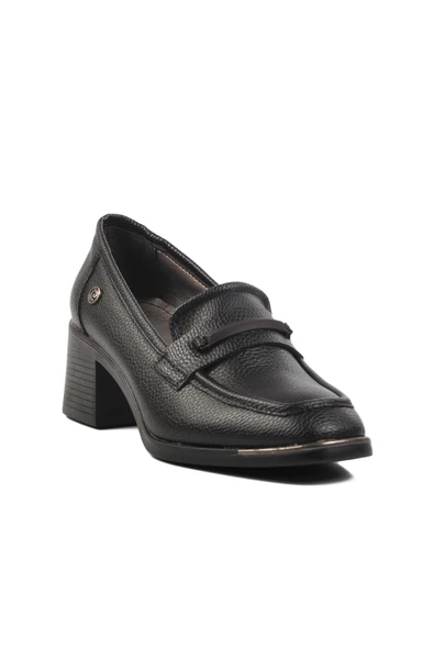 Pierre Cardin Siyah Topuklu Kadın Klasik Ayakkabı - 3