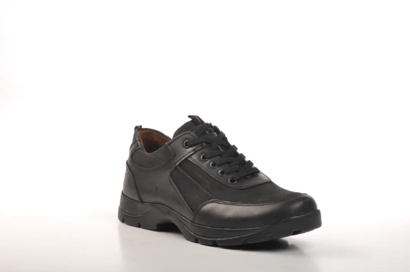 Aspor Siyah Nubuk Erkek Casual Ayakkabı - Resim 3