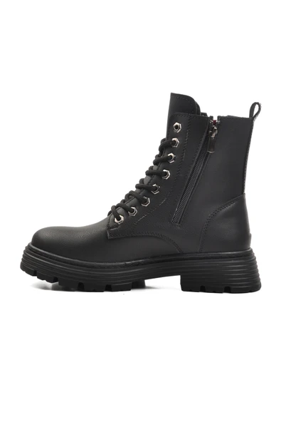 Aspor Siyah İçi Kürklü Kadın Bot - 2