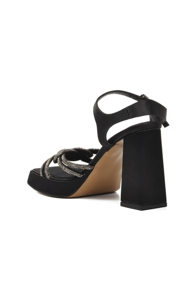 Venüs Siyah Kadın Abiye Ayakkabı - 4