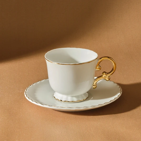 Karaca Elegant 6 Kişilik Kahve Fincan Takımı 80 ml - 7