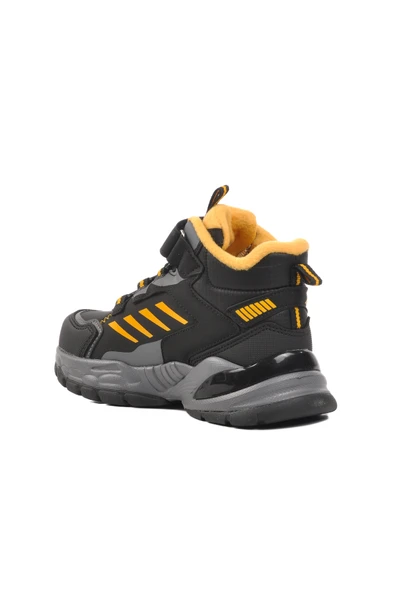 Pepino Siyah Cat Sarı Polyester Karışımlı Çocuk Trekking ve Outdoor Bot - 4