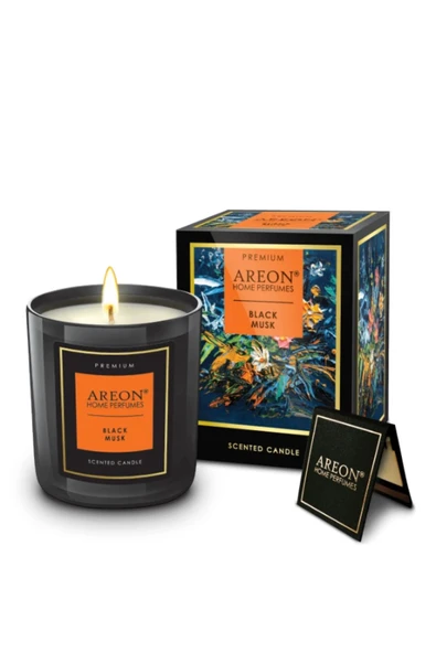 Areon Candles Premium Black Musk Lüks Kokulu Mum