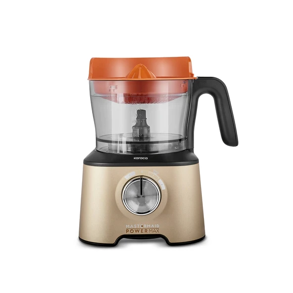 Karaca Mastermaid Power Max 11 in 1 2500w Mutfak Robotu Mineral Gold - 2