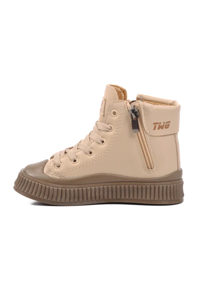 Walkway Bej Vizon İçi Polarlı Unisex Çocuk Bot - 2