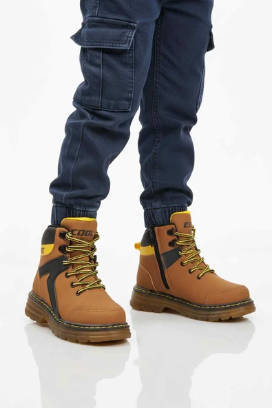 Aspor Sarı Fermuarlı Unisex Çocuk Bot ürün görseli 1