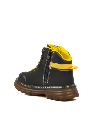 Aspor Siyah Fermuarlı Unisex Çocuk Bot - 4