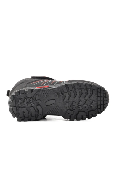 Aspor Siyah Kırmızı Çocuk Trekking ve Outdoor Bot - 5