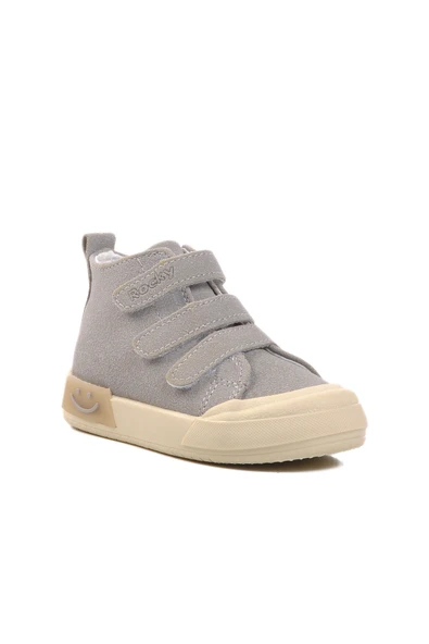 Walkway Gri Cırtlı Unisex Çocuk Spor Ayakkabı - 3