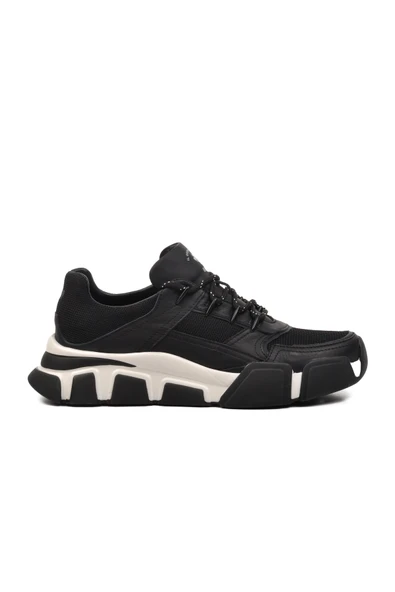 Marcomen Siyah Beyaz Erkek Sneaker