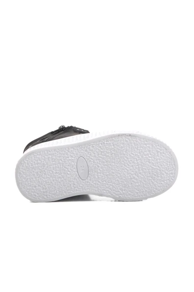 Walkway Siyah Beyaz Unisex İçi Polarlı Çocuk Bot - 5