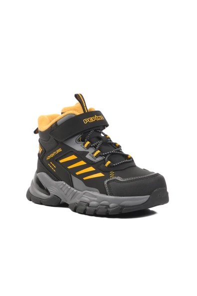 Pepino Siyah Cat Sarı Polyester Karışımlı Çocuk Trekking ve Outdoor Bot - 3