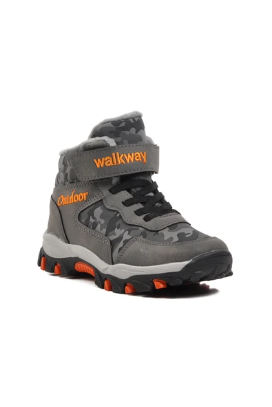 Walkway Füme Cırt Cırtlı Çocuk Trekking ve Outdoor Bot - Resim 3