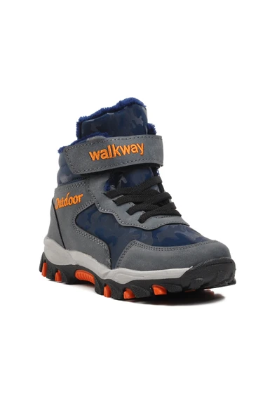 Walkway Lacivert Cırt Cırtlı Çocuk Trekking ve Outdoor Bot - 3
