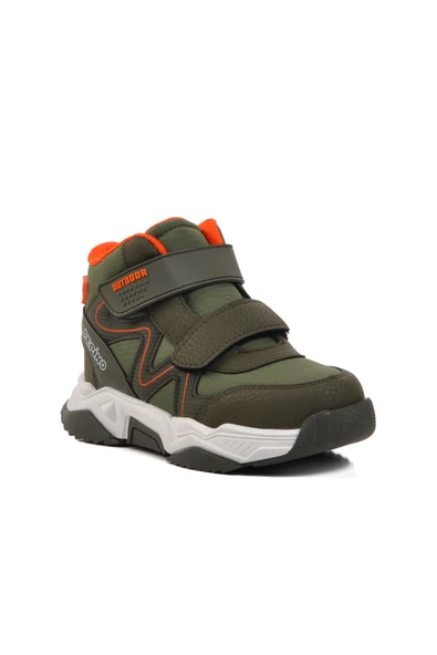 Pepino Haki Yeşil Turuncu Çocuk Trekking ve Outdoor Bot - 3
