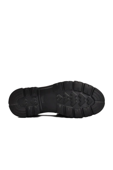 Aspor Siyah Açma Erkek Loafer Ayakkabı Premium - 5
