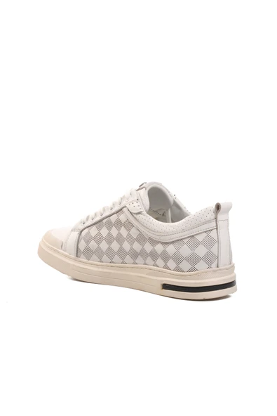 Pierre Cardin Beyaz Erkek Sneaker Ayakkabı - Resim 4