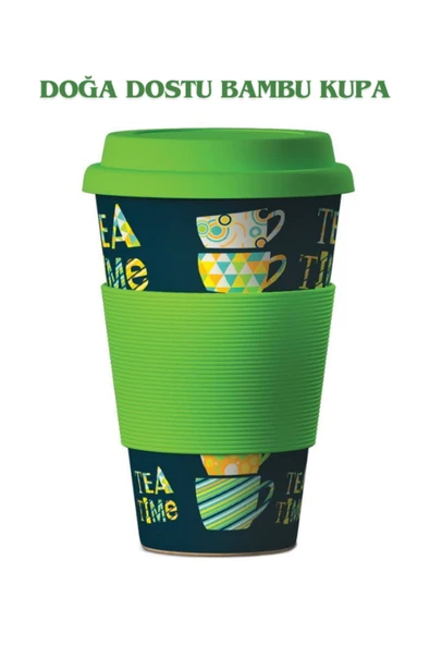 BALEV BIO Doğa Dostu 400 ml Time For Tea Bambu Kupa
