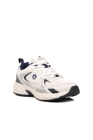 Hammer Jack Beyaz Lacivert Tekstil Unisex Spor Ayakkabı - Resim 3