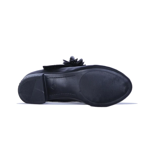 Ayakcenter 26-Herbebe Fırfırlı 3Cm Kız Çocuk Topuklu Ayakkabı - 8