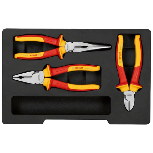 Bosch Professional VDE Pense Seti 3 Parça - 1600A02NG0 - 2