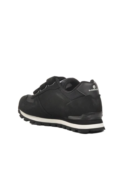 Hammer Jack Siyah Suni Deri Çocuk Sneaker - 4