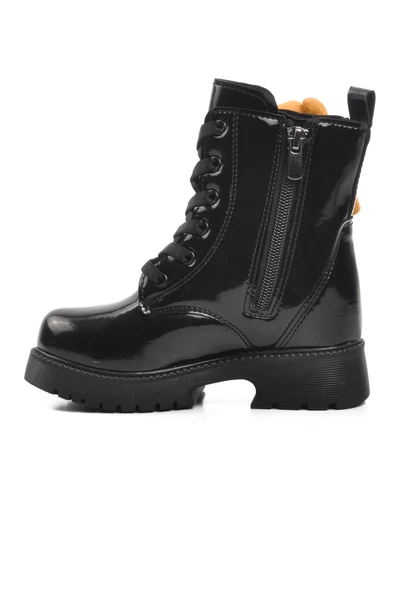 Walkway Siyah Poliüretan Kız Çocuk Bot - Resim 2