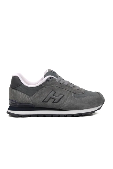 Hammer Jack Gri Suni Deri Erkek Sneaker