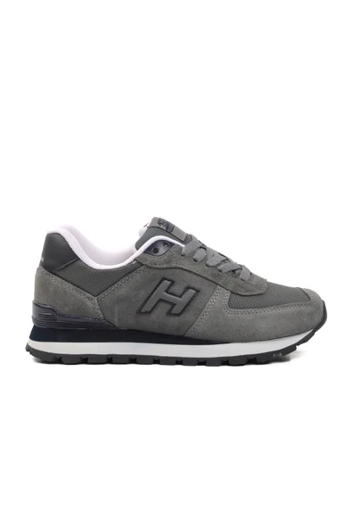 Hammer Jack Gri Suni Deri Unisex Sneaker