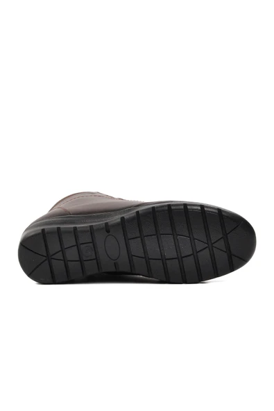 Voyager Kahve Hakiki Deri Kadın Bot - Resim 5