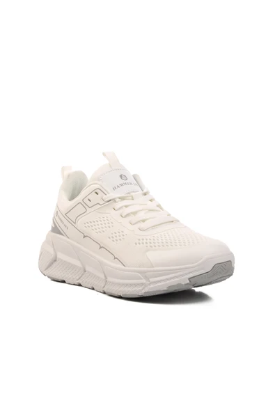 Hammer Jack Beyaz Polyester Karışımlı Unisex Spor Ayakkabı - Resim 3