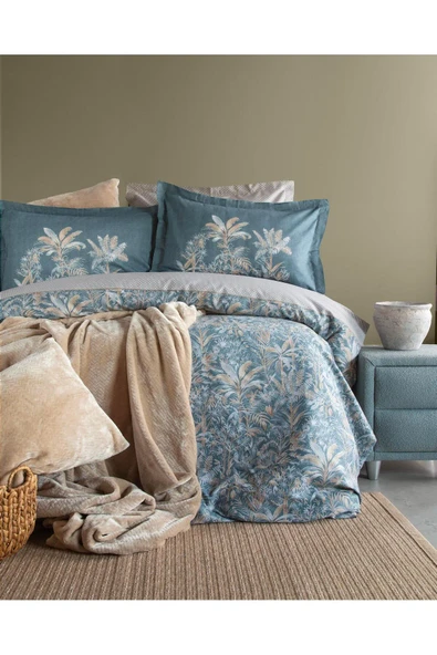 Apricitas HOME Cıft Kısılık Yatak Ortusu Nevresım Set Tammy Beıge - Yatak Ortusu