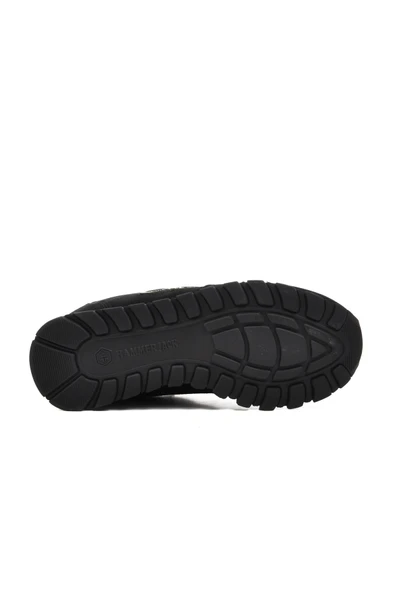 Hammer Jack Siyah Suni Deri Erkek Sneaker - 5