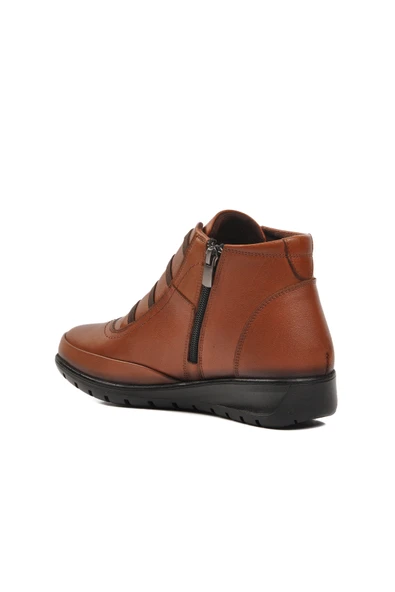 Voyager Taba Siyah Hakiki Deri Kadın Bot - Resim 4