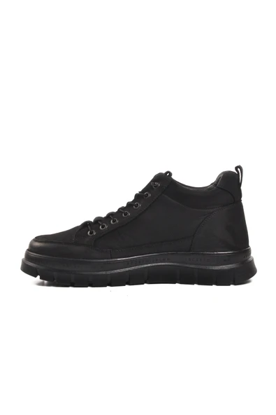 Hammer Jack Siyah Nubuk Sneaker Erkek Bot - 2