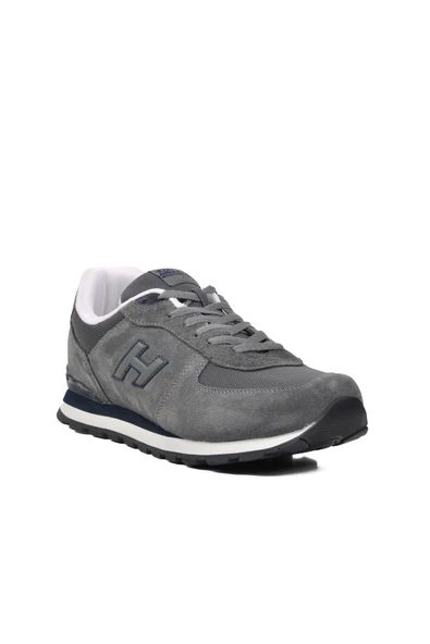 Hammer Jack Gri Suni Deri Erkek Sneaker - 3