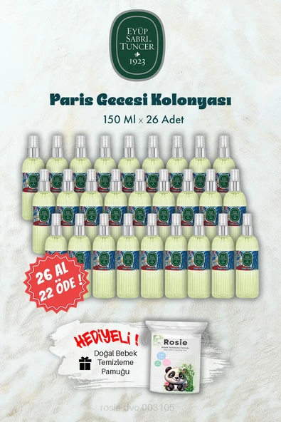 26 AL 22 ÖDE 150 ML Paris Gecesi Kolonyası ve ROSIE Hediye ürün görseli