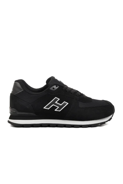 Hammer Jack Siyah Suni Deri Erkek Sneaker