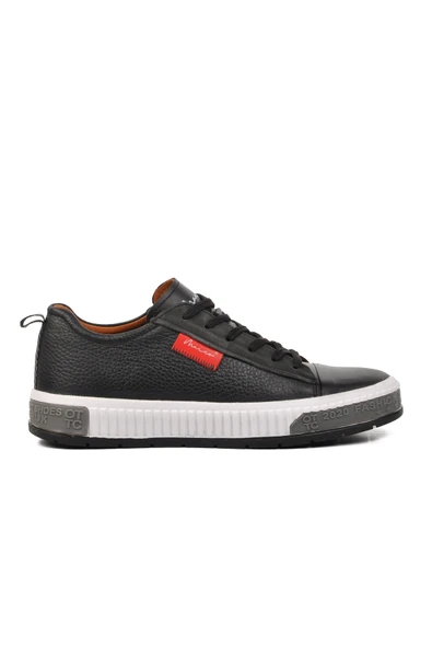 Marcomen Siyah Beyaz Erkek Sneaker