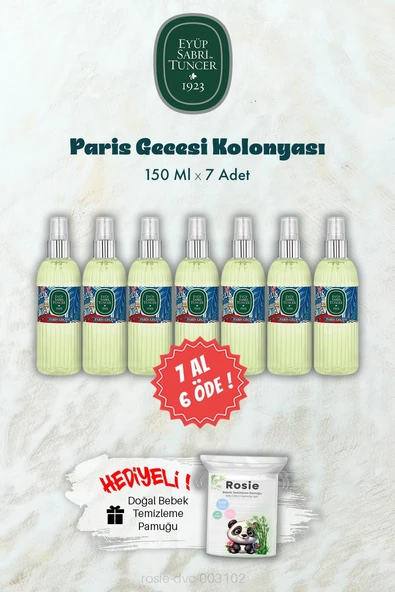 Paris Gecesi Kolonyası 150 ML 7 AL 6 ÖDE ve ROSIE Hediye ürün görseli